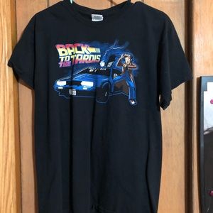 Doctor Who/Back to the Future crossover shirt